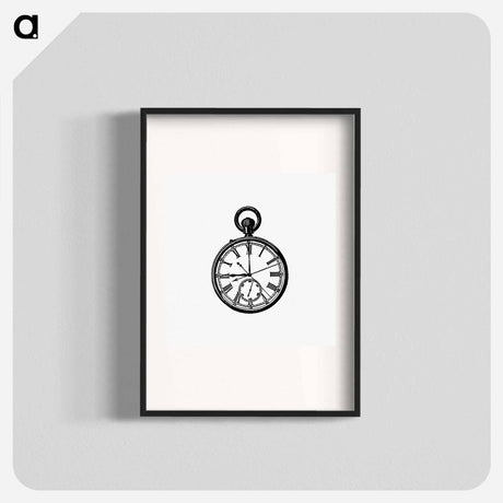 アートポスター-Victorian Pocket Watch Engraving
 - 大英図書館 Poster.