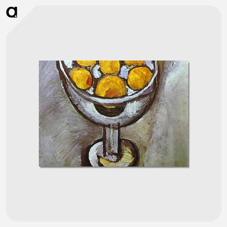 アートポストカード-A vase with Oranges - アンリ マティス Postcard.
