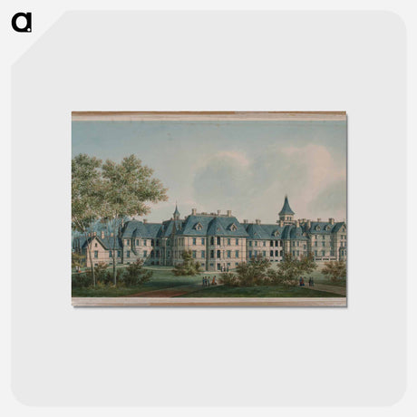 アートポストカード-Sheppard Asylum, Rear Elevation
 - 国立医学図書館 Postcard.