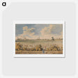 アートポストカード-Westminster Abbey and St. Paul's from Battersea Fields
 - イェール大学アートギャラリー Postcard.