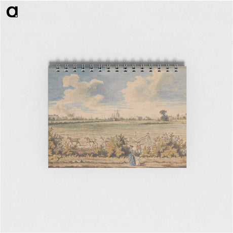 アートメモ帳-Westminster Abbey and St. Paul's from Battersea Fields
 - イェール大学アートギャラリー Memo.