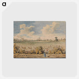 アートポストカード-Westminster Abbey and St. Paul's from Battersea Fields
 - イェール大学アートギャラリー Postcard.
