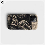 Old man and woman - アーノルド ピーター ワイズ クビンチャン Phone Case.