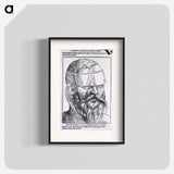 アートポスター-Man Wearing an Eyeshade
 - 国立医学図書館 Poster.