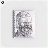 アートメモ帳-Man Wearing an Eyeshade
 - 国立医学図書館 Memo.