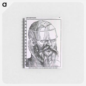 アートメモ帳-Man Wearing an Eyeshade
 - 国立医学図書館 Memo.