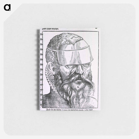 アートメモ帳-Man Wearing an Eyeshade
 - 国立医学図書館 Memo.