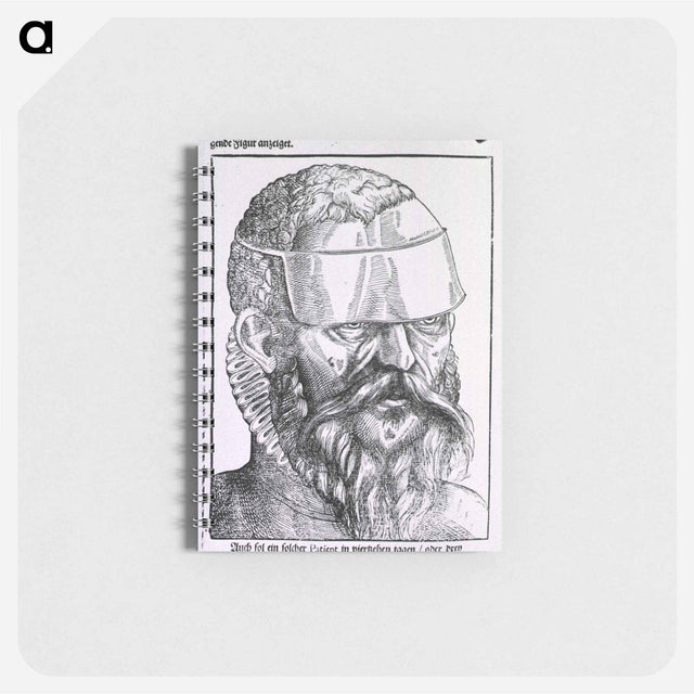 アートメモ帳-Man Wearing an Eyeshade
 - 国立医学図書館 Memo.