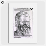 アートポスター-Man Wearing an Eyeshade
 - 国立医学図書館 Poster.