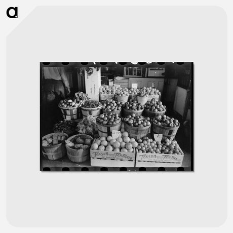 アートポストカード-Waco Market Square
 - ラッセル リー Postcard.