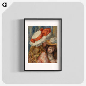 アートポスター-Girls with Hats
 - バーンズ・コレクション Poster.