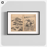 Hokusai's Mount Fuji of the Mists; Mount Fuji of the Ascending Dragon - Katsushika Hokusai Poster.