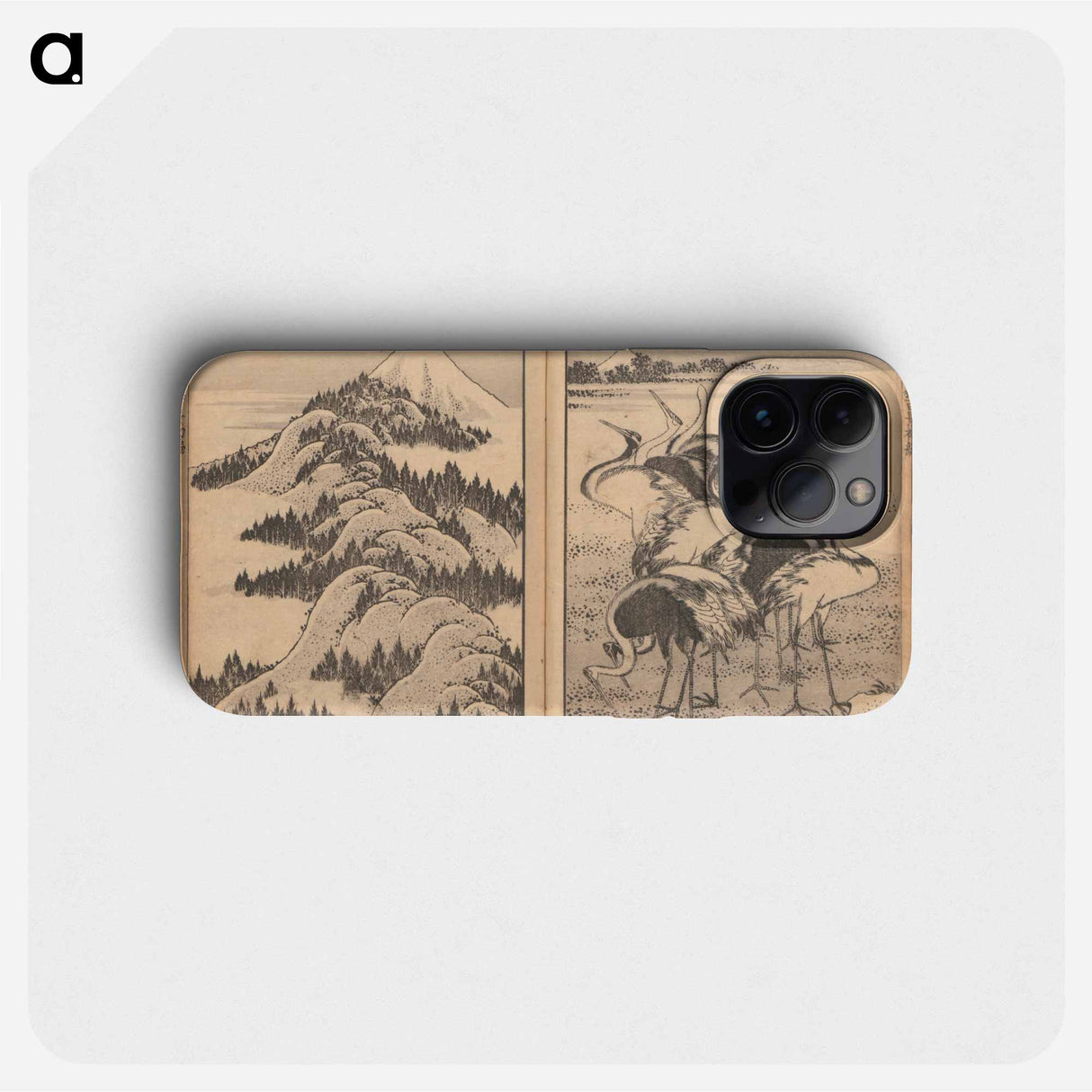 Hokusai's Mount Fuji of the Mists; Mount Fuji of the Ascending Dragon - Katsushika Hokusai Phone Case.