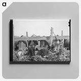 アートパネル-Schoolchildren Cleaning Up
 - ラッセル リー Canvas.