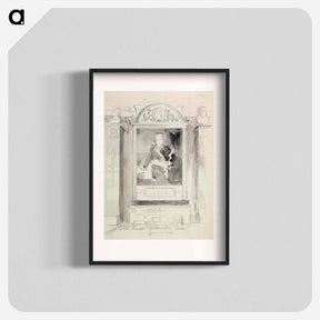 アートポスター-Portrait of Gustav III - アルバート エーデルフェルト Poster.