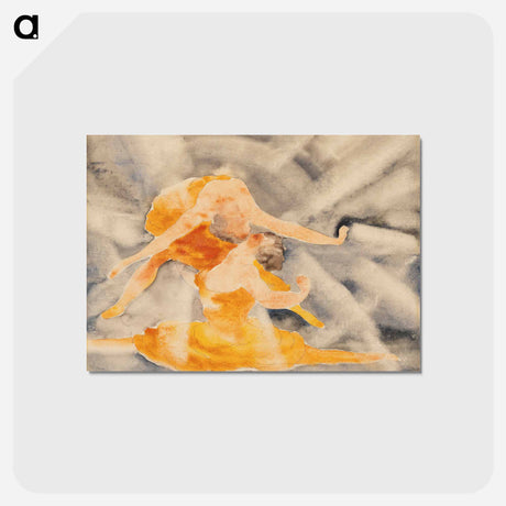 アートポストカード-Two Women Acrobats
 - バーンズ・コレクション Postcard.