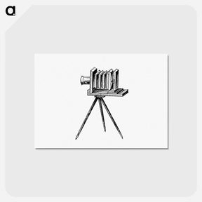 アートポストカード-Victorian Film Slide Camera Engraving
 - 大英図書館 Postcard.