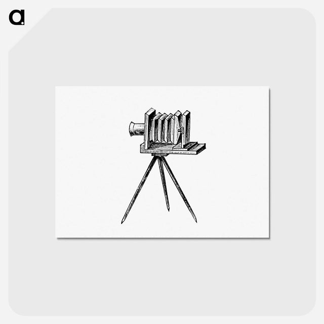 アートポストカード-Victorian Film Slide Camera Engraving
 - 大英図書館 Postcard.