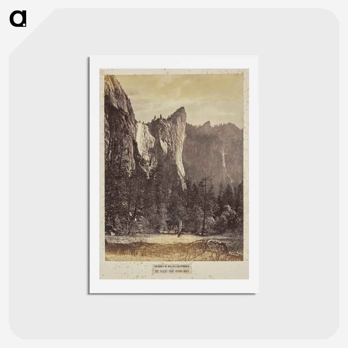 アートポストカード-Yo-Sem-i-te Valley, California
 - エドワード マイブリッジ Postcard.
