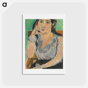 アートポストカード-Portrait De Femme (Lorette) - アンリ マティス Postcard.