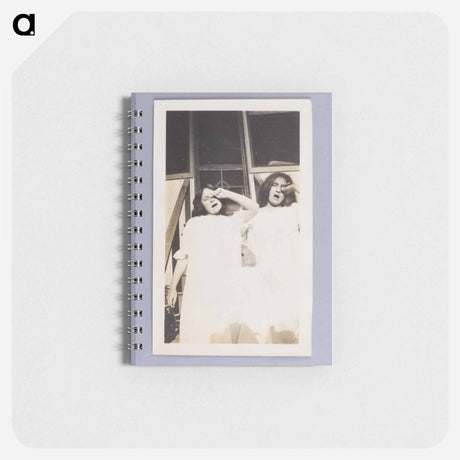 アートメモ帳-Two Girls on Porch Steps Yawning
 - セントルイス美術館 Memo.