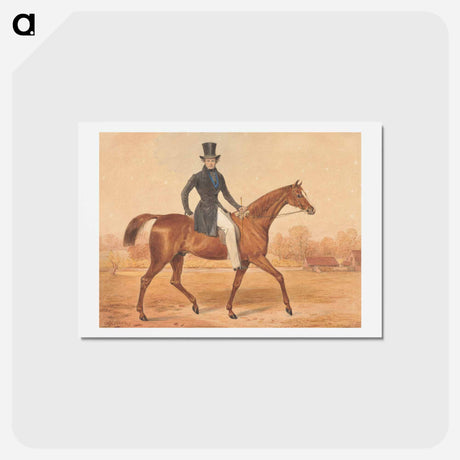 アートポストカード-H. Grant on Horseback
 - イェール大学アートギャラリー Postcard.