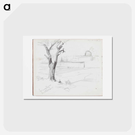 アートポストカード-(unknown) part of a sketchbook - アルバート エーデルフェルト Postcard.