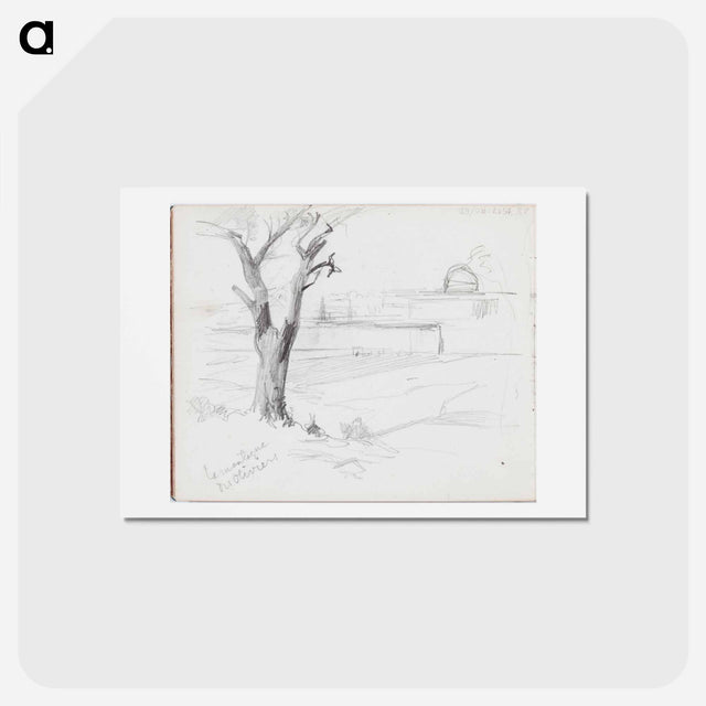 アートポストカード-(unknown) part of a sketchbook - アルバート エーデルフェルト Postcard.