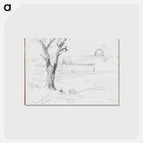 アートポストカード-(unknown) part of a sketchbook - アルバート エーデルフェルト Postcard.