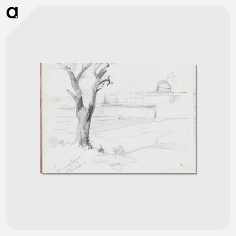 アートポストカード-(unknown) part of a sketchbook - アルバート エーデルフェルト Postcard.