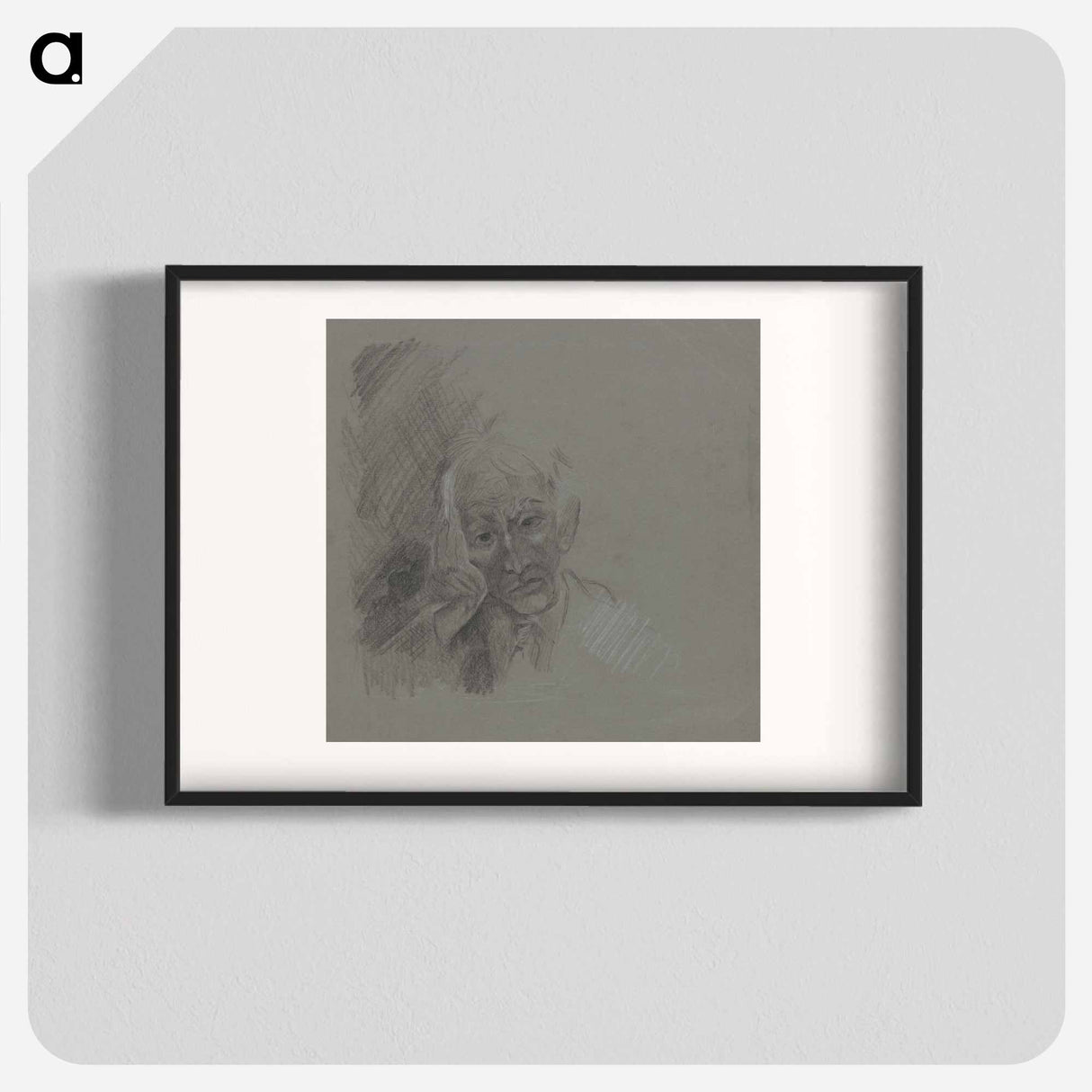 Head of a man - アーノルド ピーター ワイズ クビンチャン Poster.