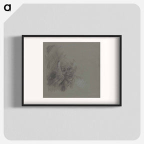 アートポスター-Head of a man - アーノルド ピーター ワイズ クビンチャン Poster.