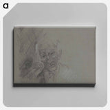 Head of a man - アーノルド ピーター ワイズ クビンチャン Canvas.