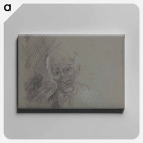アートパネル-Head of a man - アーノルド ピーター ワイズ クビンチャン Canvas.