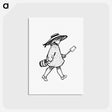 アートポストカード-Victorian Girl, after an Engraving from the British Library
 - 大英図書館 Postcard.