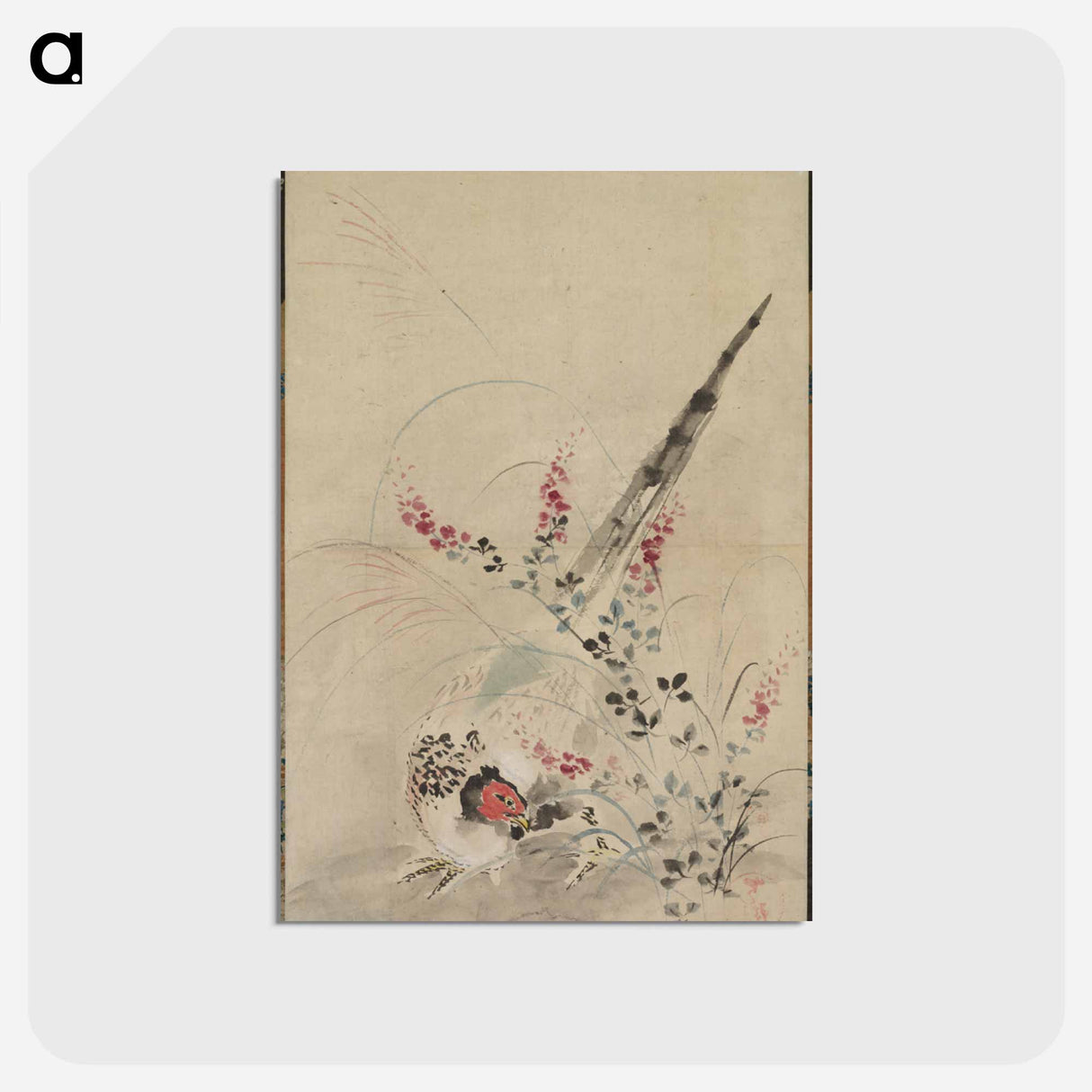 アートポストカード-Pheasant and Grasses
 - クリーブランド美術館 Postcard.