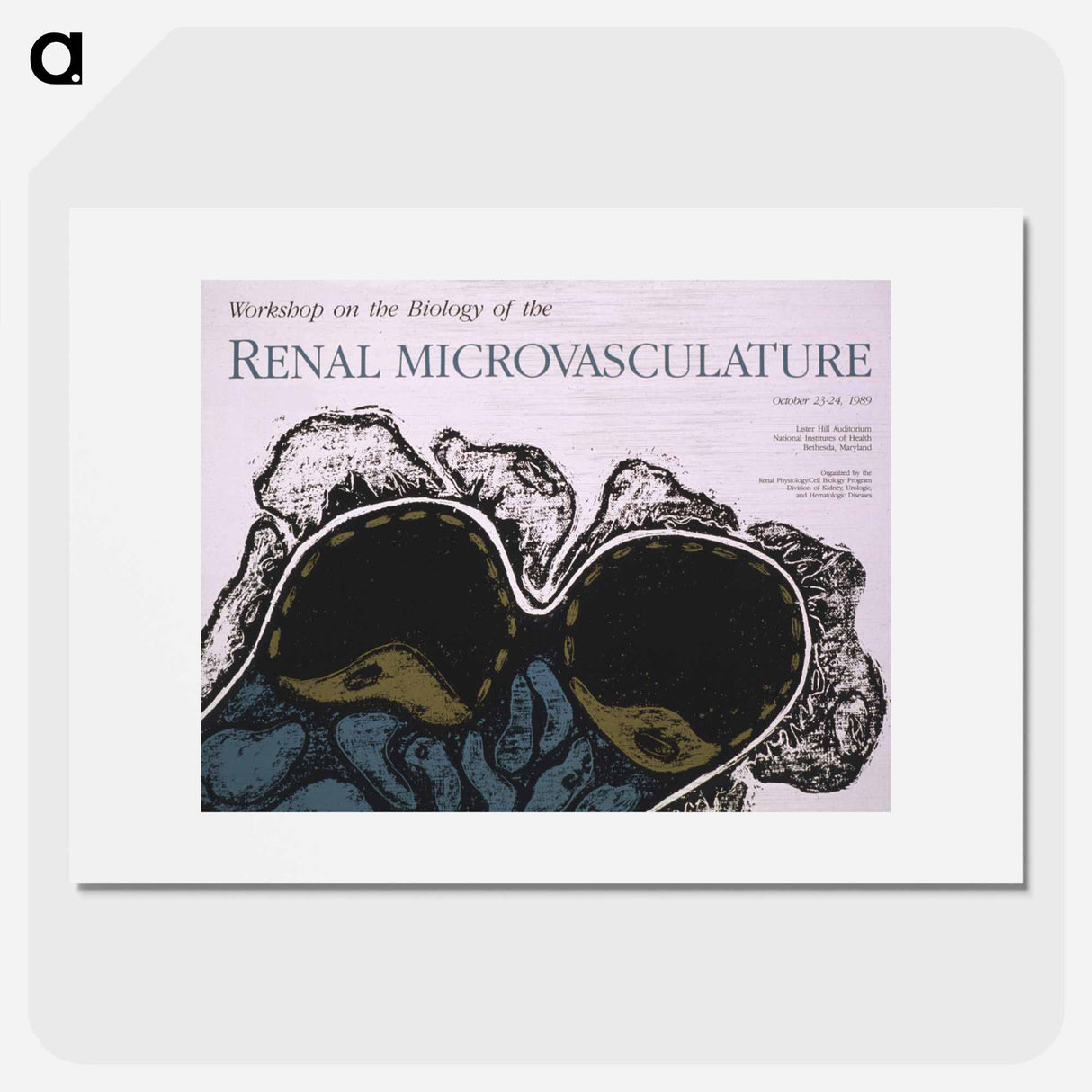 アートポスター-Biology of Renal Microvasculature
 - 国立医学図書館 Poster.
