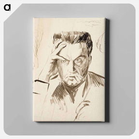 アートパネル-Self-portrait - アルバート エーデルフェルト Canvas.