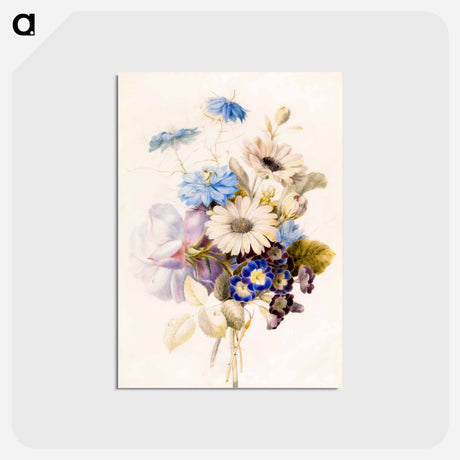 アートポストカード-Flowers with Daisies
 - バーンズ・コレクション Postcard.