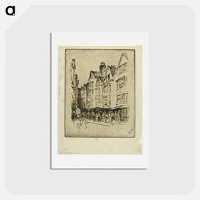 アートポストカード-Last of Old London, Cloth Fair
 - ジョセフ ペネル Postcard.