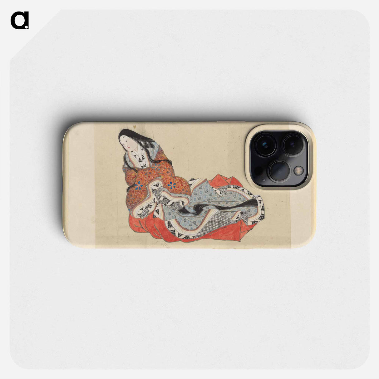 Court Lady, School of Katsushika Hokusai - 葛飾 北斎 Phone Case.