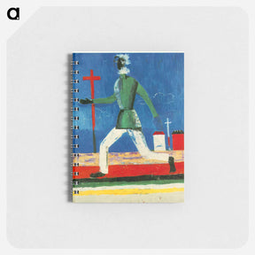 アートメモ帳-The Running Man - カジミール マレーヴィチ Memo.