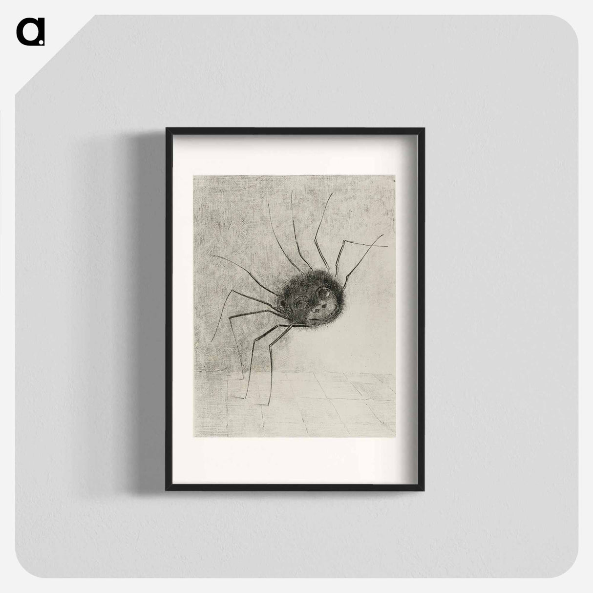 アートポスター-Spider - オディロン ルドン Poster.
