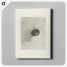 アートパネル-Spider - オディロン ルドン Canvas.