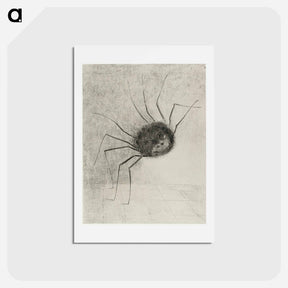 アートポストカード-Spider - オディロン ルドン Postcard.