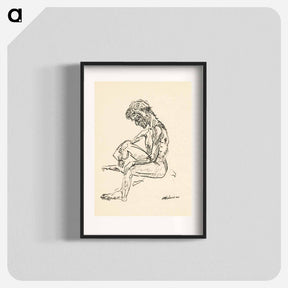 アートポスター-Male figure - アーノルド ピーター ワイズ クビンチャン Poster.
