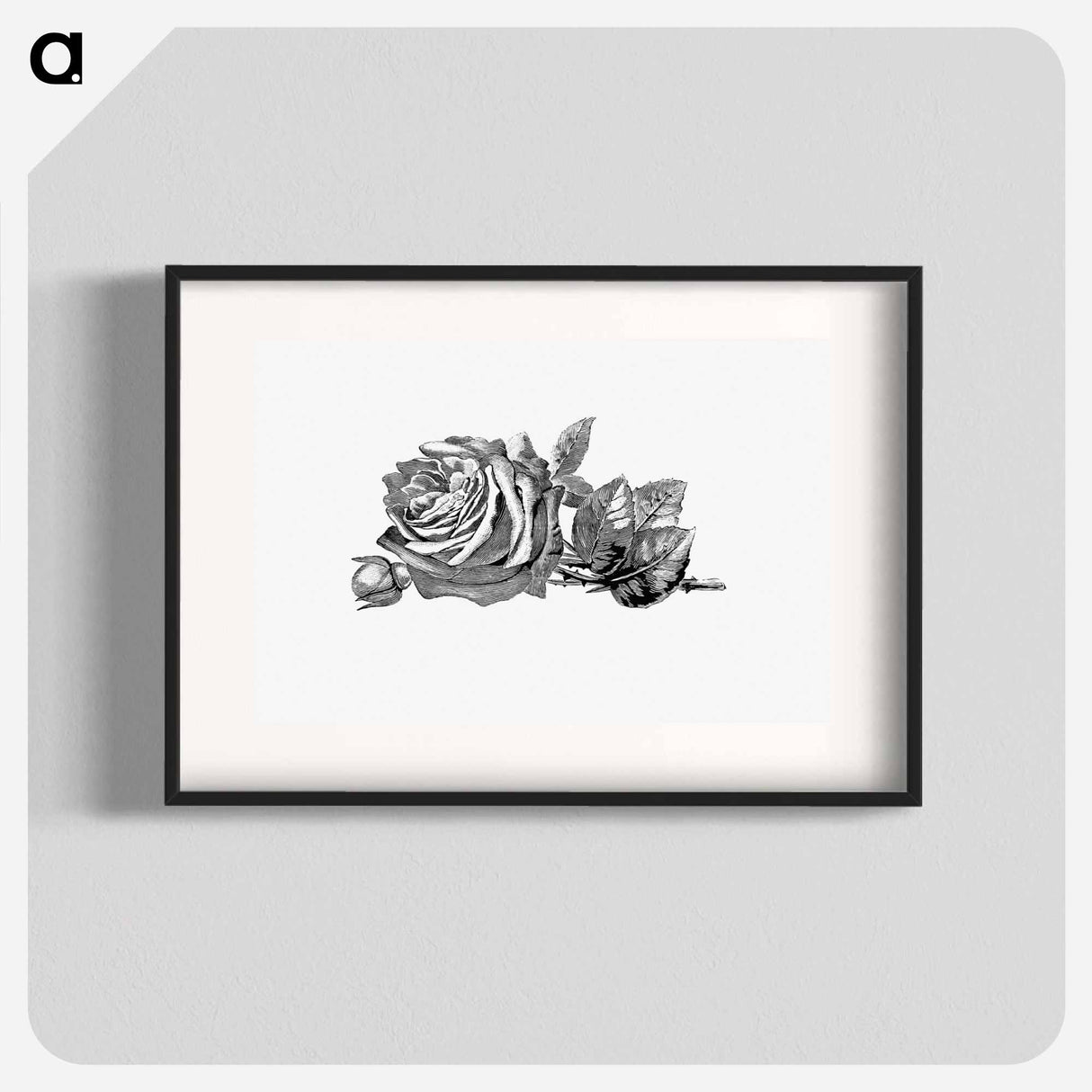 アートポスター-Rose Engraving
 - 大英図書館 Poster.