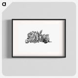 アートポスター-Rose Engraving
 - 大英図書館 Poster.