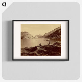 アートポスター-Lake Tenaya, Sierra Nevada Mountains
 - エドワード マイブリッジ Poster.