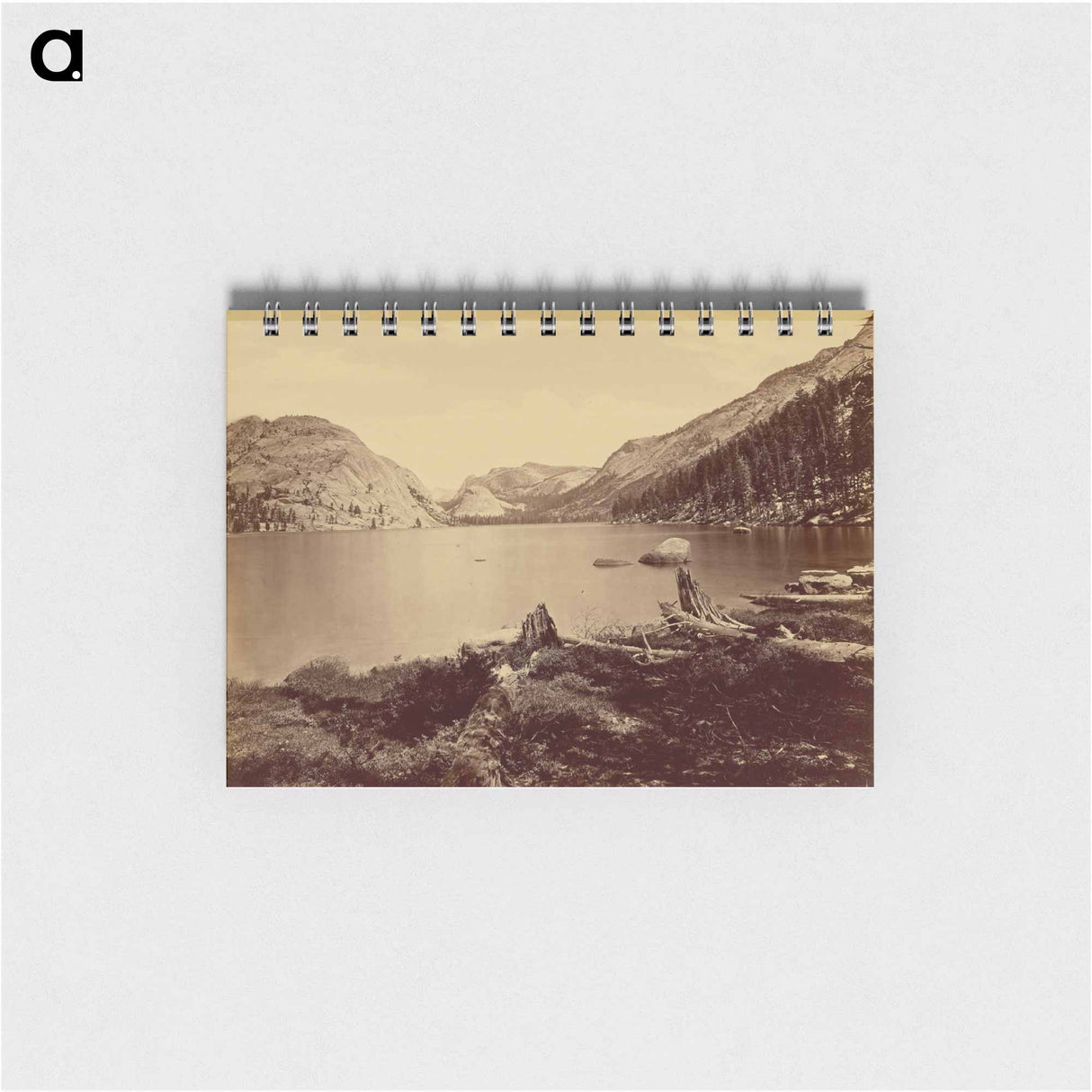 アートメモ帳-Lake Tenaya, Sierra Nevada Mountains
 - エドワード マイブリッジ Memo.